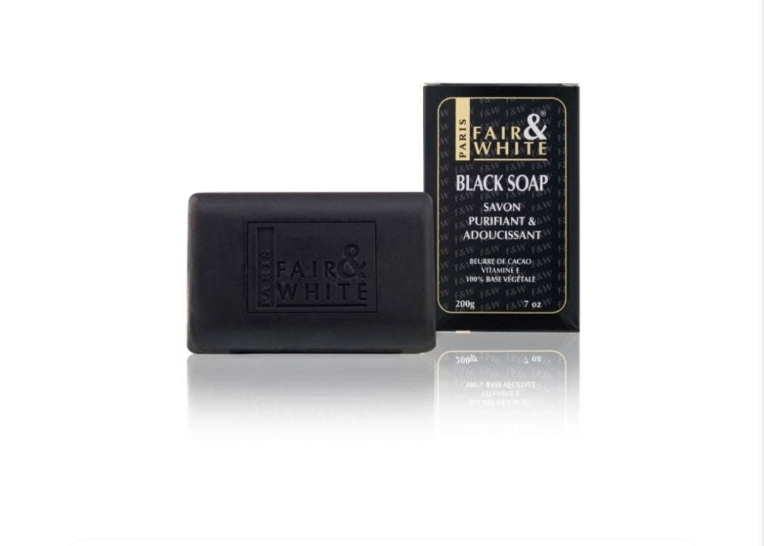 Fair & White Original Black Soap Anti-bacterial 200g