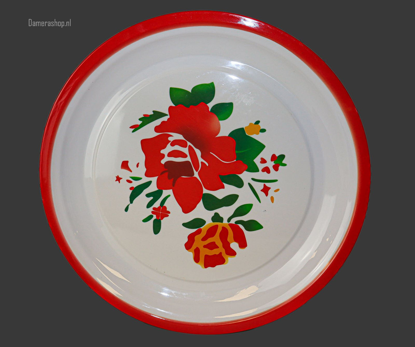 Round plate flower design 40cm)