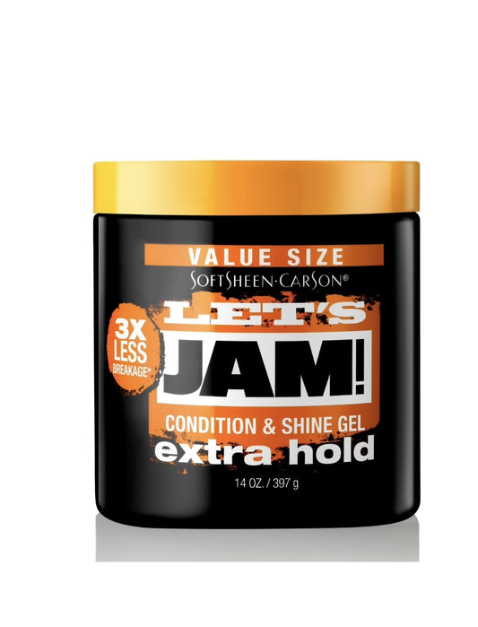 Let's Jam Extra Hold Shining and Conditioning Gel, 14 oz 397g