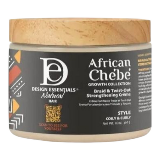 African Chebe Braid & Twist-Out Strengthening Crème  12Oz