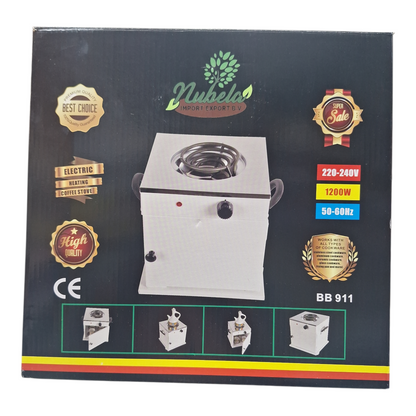 Electric hot plate white colour