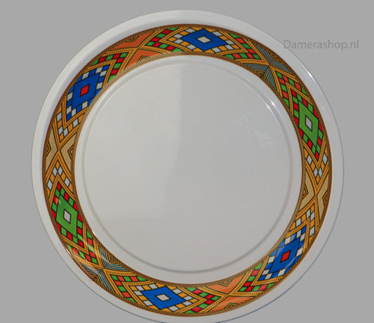 Round plate zuriya design
