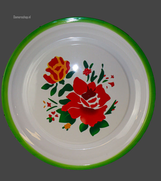 Round plate flower design 40cm)